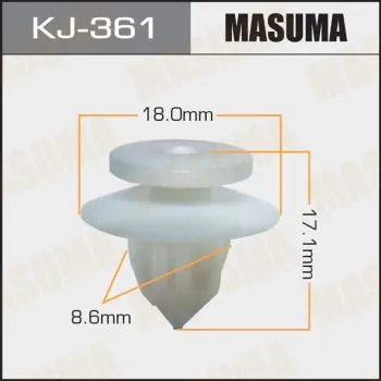 Клипса MASUMA KJ361 TOYOTA 9046706150C0