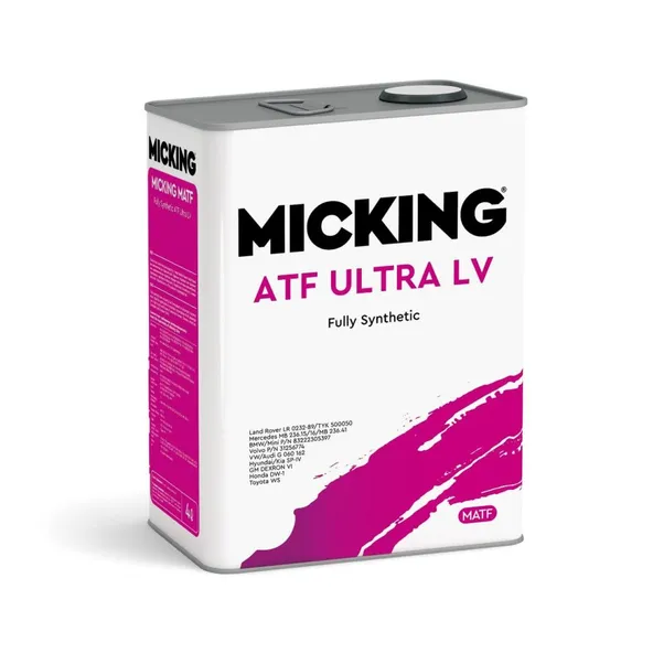 Масло трансмиссионное MICKING ATF ULTRA LV (4л)
