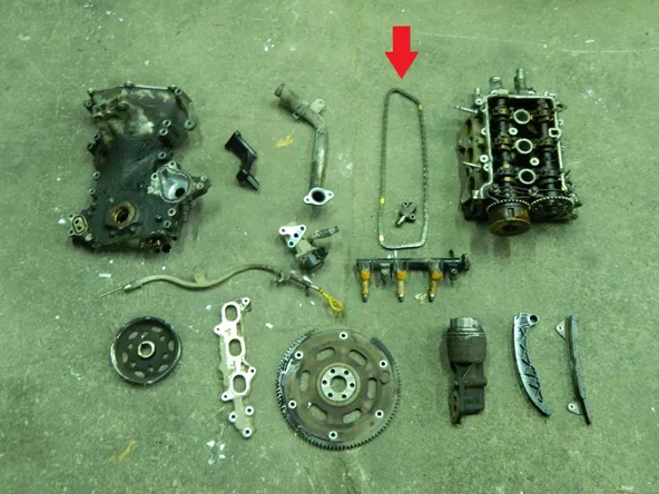 Цепь ГРМ TOYOTA 1KRFE (Б/У)