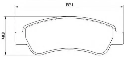 Колодки тормозные AKOK DG3409AEF PEUGEOT BOXER / FIAT DUCATO / CITROEN JUMPER 06- Задн