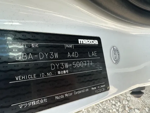 Дверь MAZDA DEMIO DY3W Зад Лев (Контрактный) 100157011 D35073020H
