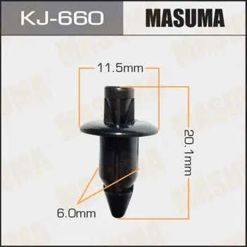Клипса MASUMA KJ660 HONDA 6682401G00