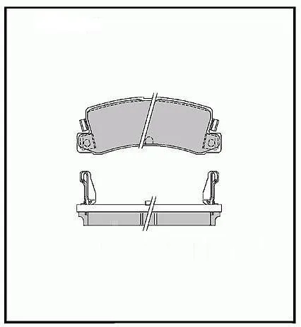 Колодки тормозные ASVA 2221321