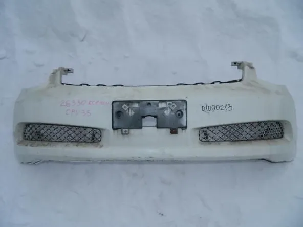 Бампер передний INFINITI G35 CPV35 VQ35 Белый (Контрактный)