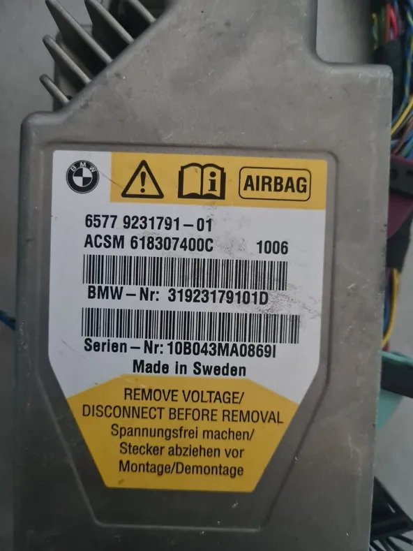 Блок управления AIRBAG BMW 5-SERIES F10 (Контрактный) 24493000051