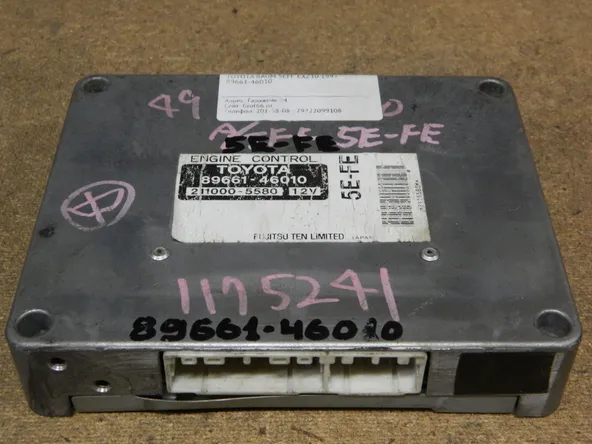 Блок управления ДВС TOYOTA RAUM 5EFE (Контрактный) 9744 8966146010