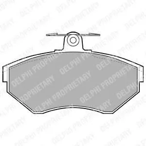 Колодки тормозные DELPHI LP1410