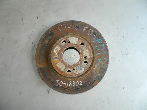 Диск тормозной HONDA CIVIC FD1 Перед (Контрактный) 30418802