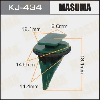 Клипса MASUMA KJ434 TOYOTA 7681712070