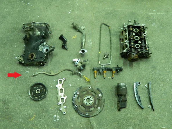 Щуп масляный TOYOTA 1KRFE (Б/У)