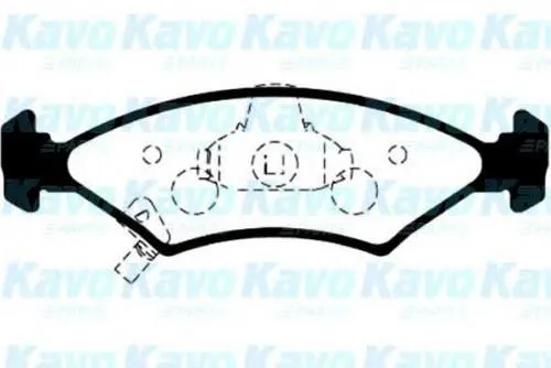 Колодки тормозные KIA 0K2A43323Z