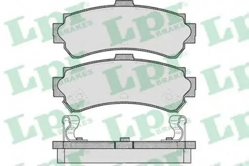 Колодки тормозные LPR 05P624 NISSAN ALMERA N15 1995-2000
