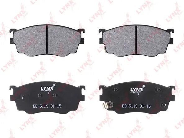 Колодки тормозные LYNXAUTO BD5119 MAZDA 323 F VI 2001-2004, MAZDA PREMACY 1999-2005