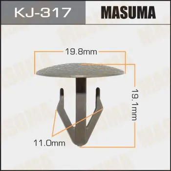 Клипса MASUMA KJ317 TOYOTA 9046711050E0