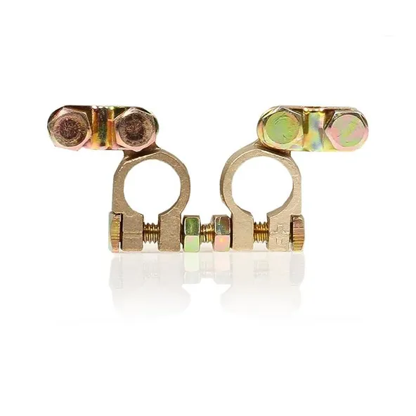 Клемма аккумулятора (+-) ALCA 509000 в блистере (латунь)