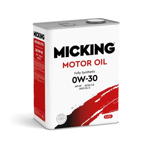 Масло моторное MICKING MOTOR OIL EVO1 0W30 SP ACEA C2 синт (4л)