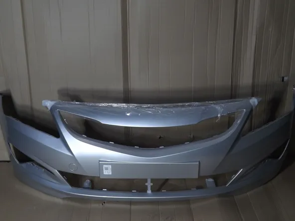 Бампер передний ATB 1AHS1T01AFRH HYUNDAI SOLARIS 2014 - 2017 Рестайлинг "Серебристый" RHM