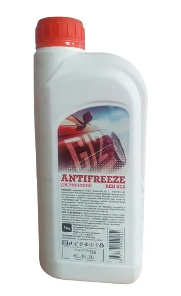 Антифриз "Дзержинский ГОСТ" G12 красный (1кг)