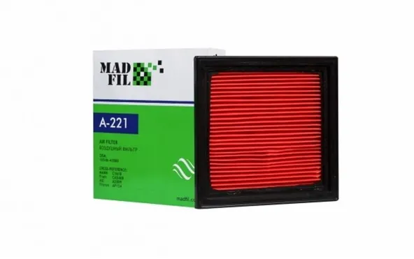 Фильтр воздушный MADFIL A221 NISSAN Cube 1998- / NISSAN March 1992- 1N0713Z40