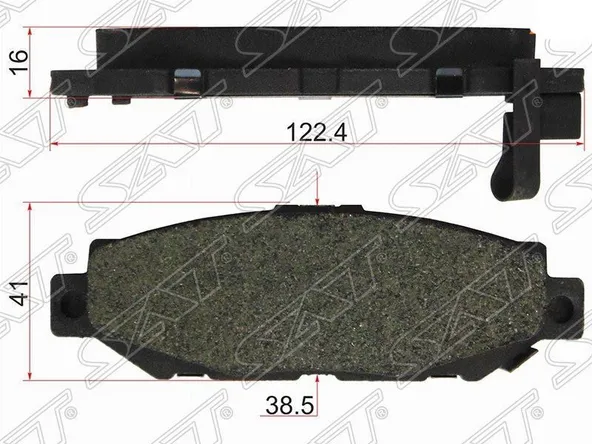 Колодки тормозные SAT ST0446630140 TOYOTA MARK2 4WD 96-