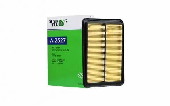 Фильтр воздушный MADFIL A2527 NISSAN Qashqai 2013-2015 / NISSAN X-Trail 2013- / RENAULT Koleos 2008-