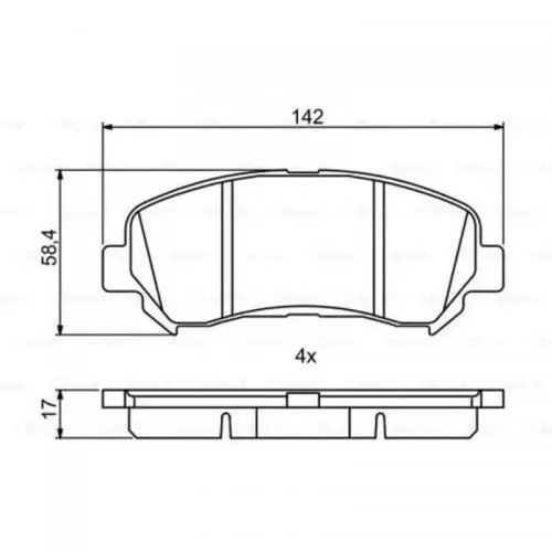 Колодки тормозные AKOK G1132NF NISSAN X-TRAIL 31 / QASHQAI 10-