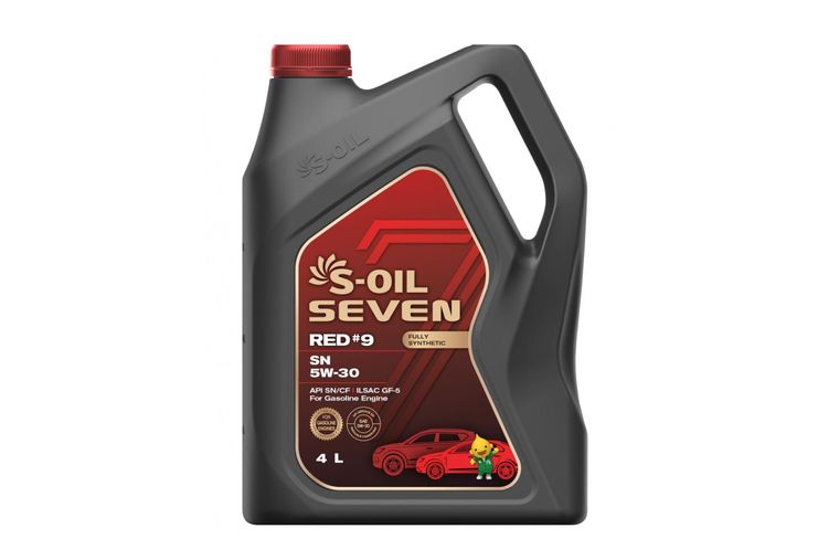 Масло моторное S-OIL 7 RED9 5W-30 SN синт (4л)