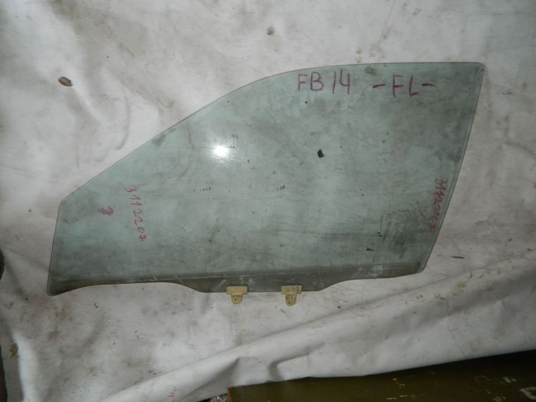 Стекло двери NISSAN SUNNY FB14 Перед. Лев (Контрактный) 3112207