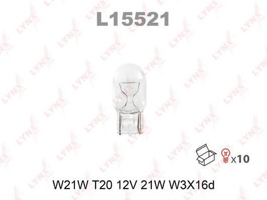 Лампа накаливания W21W 12V LYNXAUTO L15521