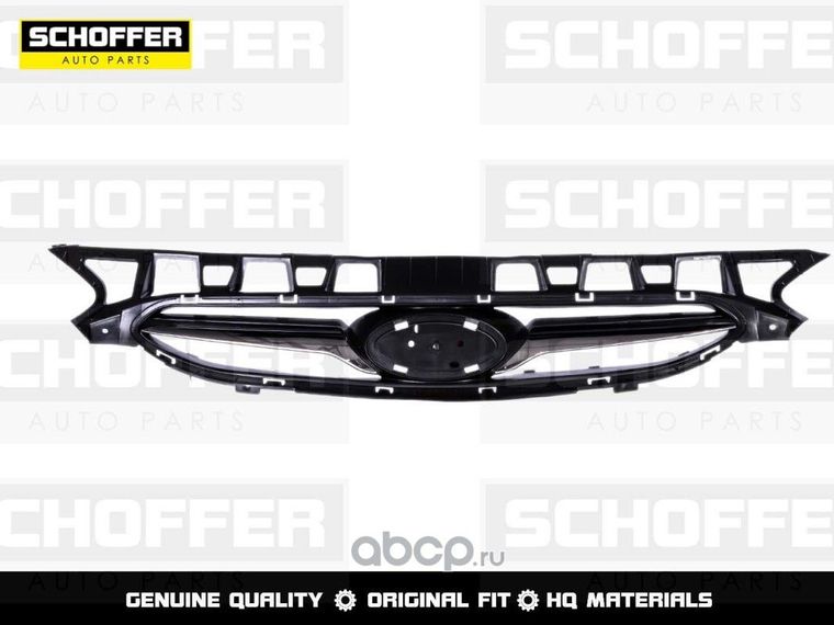 Решётка радиатора SCHOFFER SHF02701 HYUNDAI SOLARIS 2010-2014 (с молдингом)