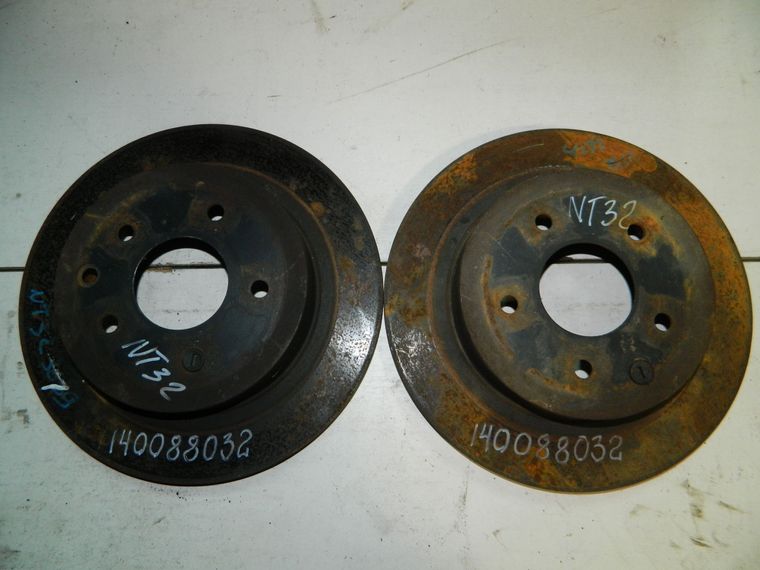 Диск тормозной NISSAN X-TRAIL NT32 Зад (Пара) (Контрактный) 140088032