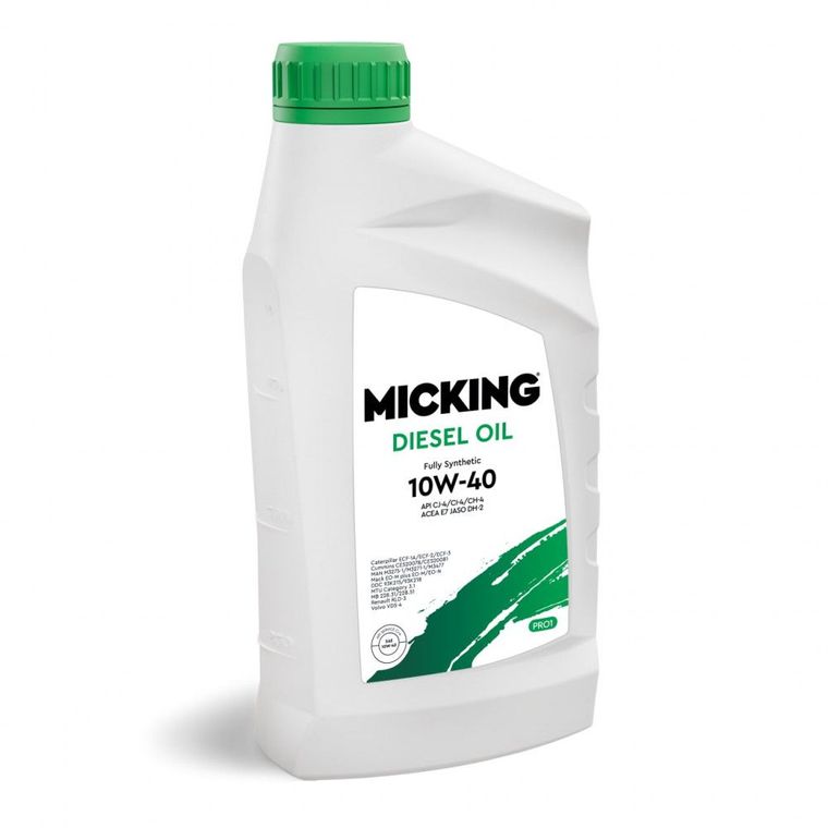 Масло моторное MICKING DIESEL OIL PRO1 10W40 API CJ4/CI4/CH4 E7 A3/B3 SYNTH (1л)