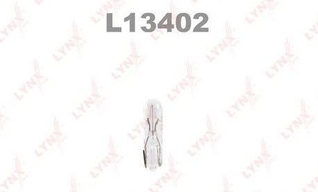 Лампа накаливания LYNXAUTO L13402 W1.2W 12V W2.1X4.6D
