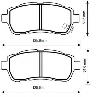 Колодки тормозные GBS GC00037DM