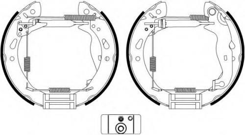 Колодки тормозные GBS GC00038DM