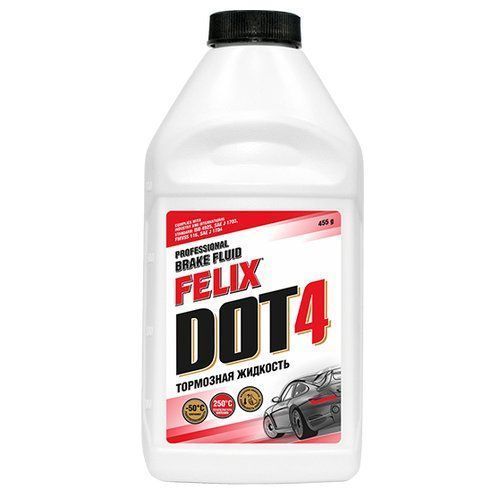 Жидкость тормозная FELIX DOT-4 (455гр)