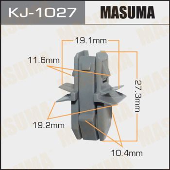 Клипса MASUMA KJ1027 SUBARU